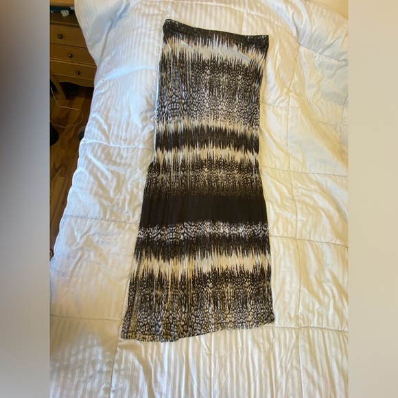 PRINTED MAXI SKIRT - Picture 2 of 4